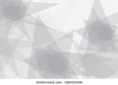 Abstract geometric white and gray color background. Vector, illustration.
