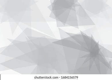 Abstrakter, geometrischer, weißer und grauer Hintergrund. Vektorillustration, Illustration.