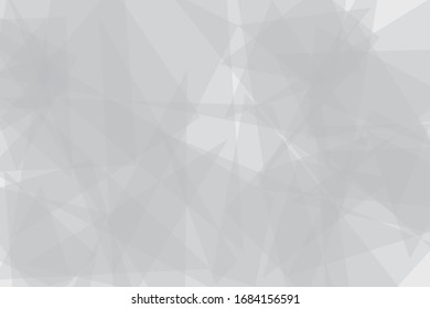 Abstract geometric white and gray color background. Vector, illustration.