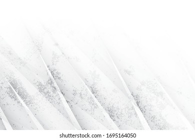 Color blanco y gris abstracto geométrico con fondo gris. Vector, ilustración.