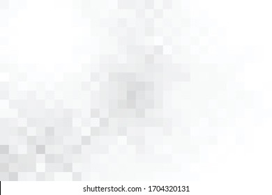 Abstract geometric white and gray color background, mosaic pattern, rectangle shape. Vector, illustration.