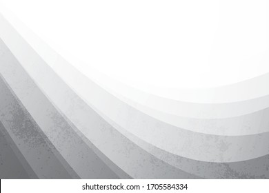 Abstract geometric white and gray color with grunge background. Vector, illustration.