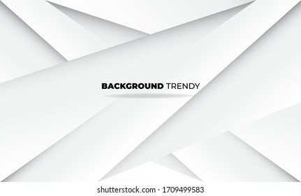 Abstract geometric white and gray color Visual Supply Company background for gift card,  Poster on wall poster template,  landing page, ui, ux ,coverbook,  baner, social media posted