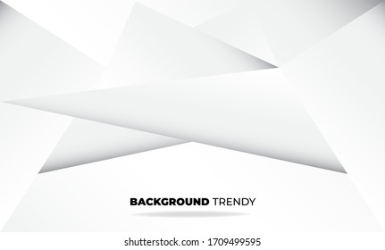 Abstract geometric white and gray color Visual Supply Company background for gift card,  Poster on wall poster template,  landing page, ui, ux ,coverbook,  baner, social media posted
