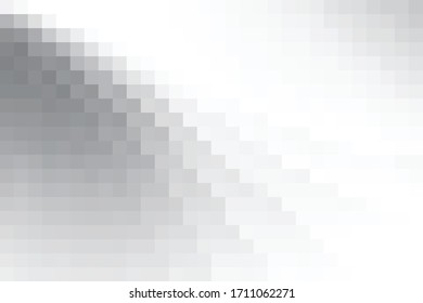 Abstract geometric white and gray color background, mosaic pattern. Vector, illustration.