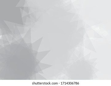 Abstract geometric white and gray color background. Vector, illustration.