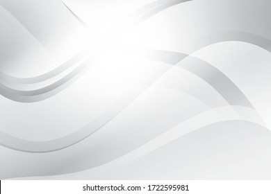 Abstract geometric white and gray color background. Vector, illustration.