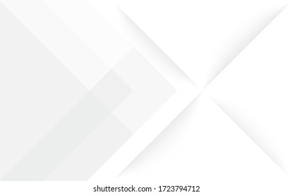 Abstract geometric white and gray color background. Vector, illustration