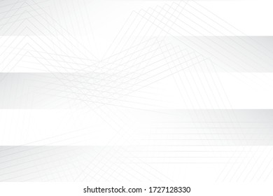 Abstract geometric white and gray color background. Vector, illustration.