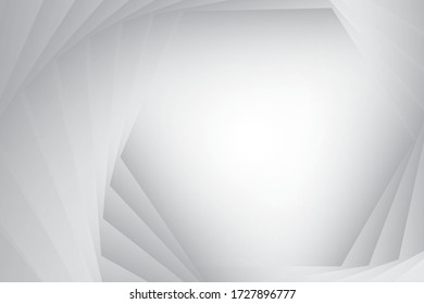 Abstract geometric white and gray color background. Vector, illustration.