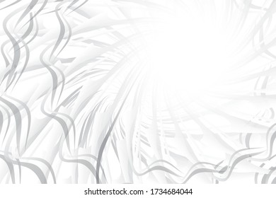 Abstract geometric white and gray color background. Vector, illustration.