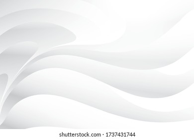 Abstract geometric white and gray color background. Vector, illustration.
