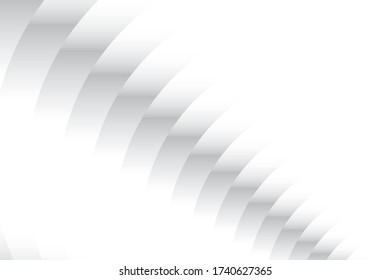 Abstract geometric white and gray color background. Vector, illustration.