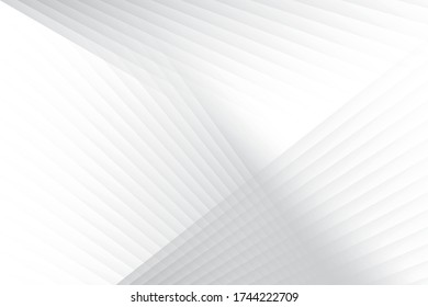 Abstrakter geometrischer weißer und grauer Hintergrund. Vector, Abbildung.