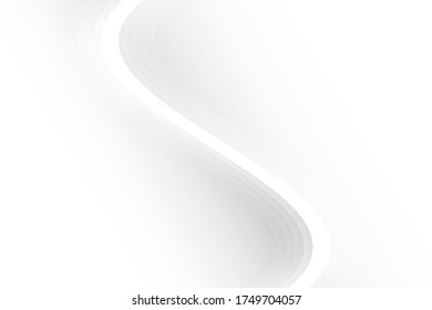Abstract geometric white and gray color background. Vector, illustration.