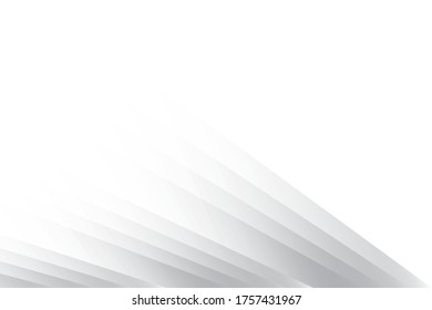 Abstract geometric white and gray color background. Vector, illustration.