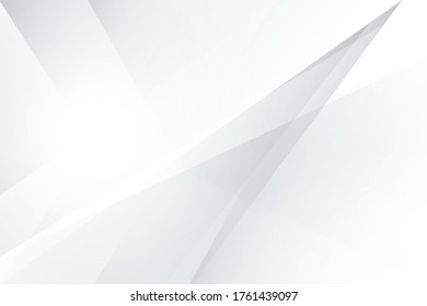 Abstract geometric white and gray color background. Vector, illustration.