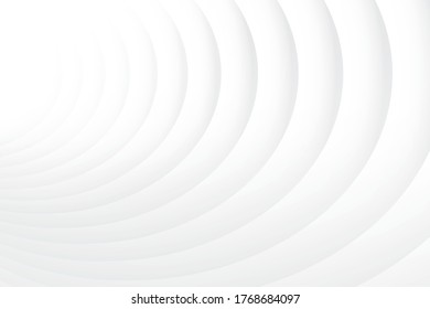 Abstrakter, geometrischer, weißer und grauer Hintergrund. Vektorgrafik, Illustration.