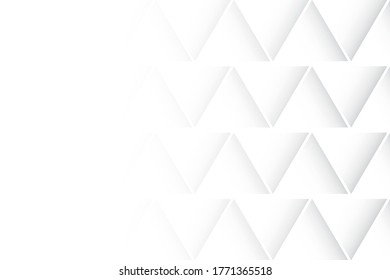 Abstract geometric white and gray color background. Vector, illustration.