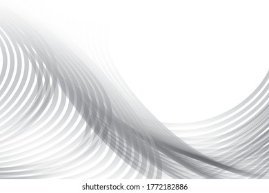 Resumen del fondo geométrico de color blanco y gris. Vector, ilustración.