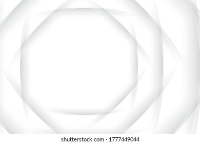 Abstract geometric white and gray color background. Vector, illustration.