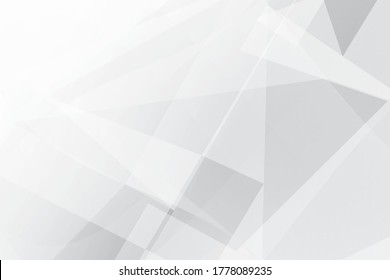 Abstract geometric white and gray color background. Vector, illustration.