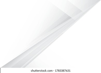 Resumen del fondo geométrico de color blanco y gris. Vector, ilustración.
