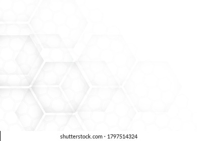 Abstract geometric white and gray color background. Vector, illustration.