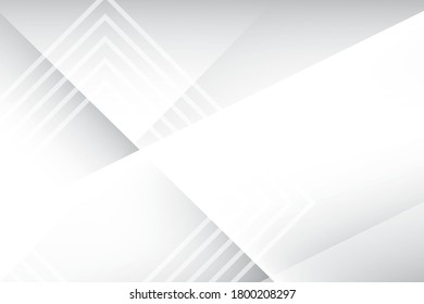 Abstract geometric white and gray color background. Vector, illustration.