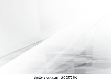 Abstract geometric white and gray color background. Vector, illustration.