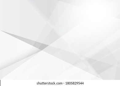 Abstract geometric white and gray color background. Vector, illustration.