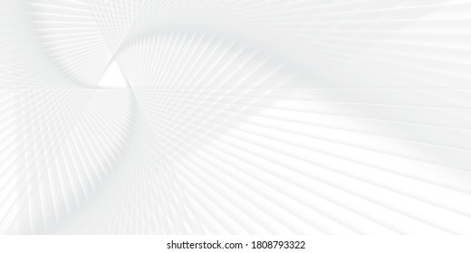 Abstract geometric white and gray color background. Vector, illustration.