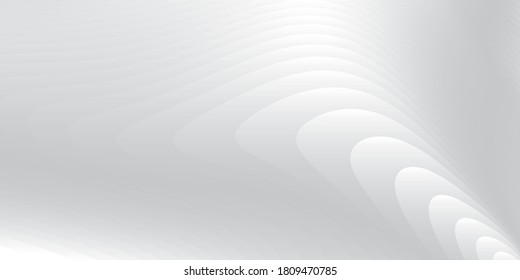 Abstract geometric white and gray color background with modern stripes. Vector, illustration.