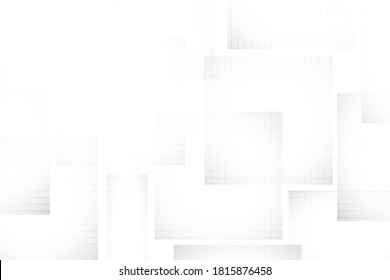 Abstract geometric white and gray color background with modern stripes. Vector, illustration.