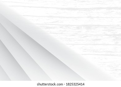 Abstract geometric white and gray color with grunge background. Vector, illustration.