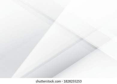 Abstract geometric white and gray color background. Vector, illustration.