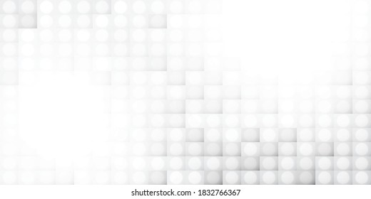 Abstract geometric white and gray color background. Vector, illustration.