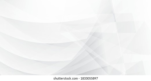 Abstract geometric white and gray color background. Vector, illustration.