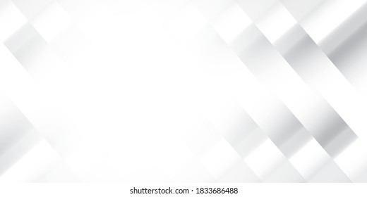 Abstract geometric white and gray color background. Vector, illustration.