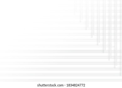 Abstract geometric white and gray color background. Vector, illustration.