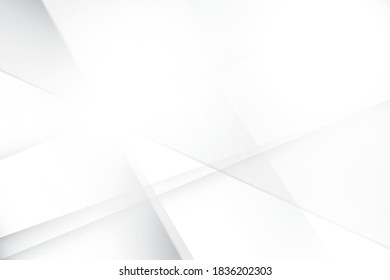 Abstract geometric white and gray color background. Vector, illustration.
