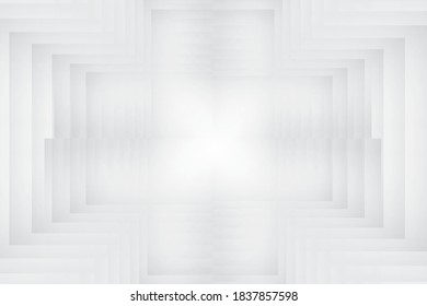 Abstract geometric white and gray color background. Vector, illustration.
