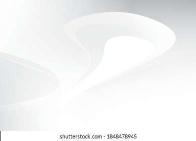 Abstract geometric white and gray color background. Vector, illustration.