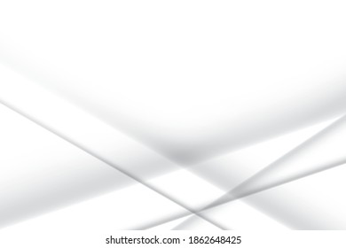Abstract geometric white and gray color background. Vector, illustration.