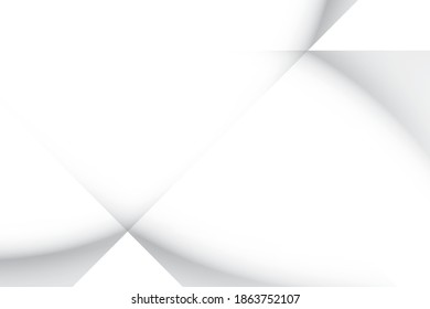 Resumen del fondo geométrico de color blanco y gris. Vector, ilustración.