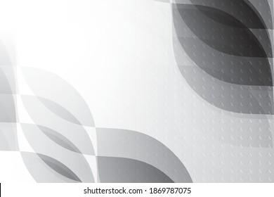 Abstract geometric white and gray color background. Vector, illustration.