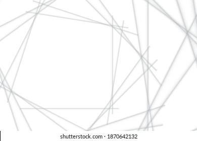 Abstract geometric white and gray color background. Vector, illustration.