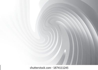 Resumen del fondo geométrico de color blanco y gris. Vector, ilustración.