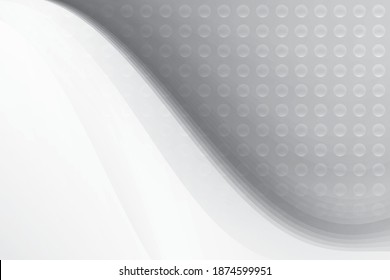 Abstrakter, geometrischer, weißer und grauer Hintergrund. Vektorgrafik, Illustration.