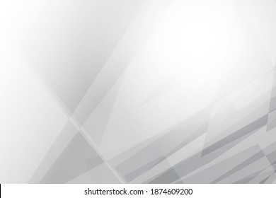 Abstract geometric white and gray color background. Vector, illustration.